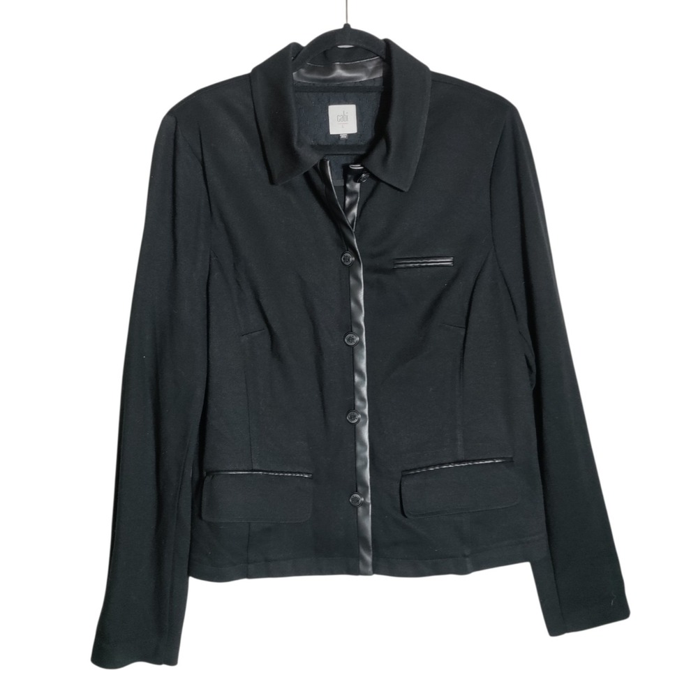 Women's Long Sleeve Black Cabi Blazer Jacket‎ Womans Size Large Bkack